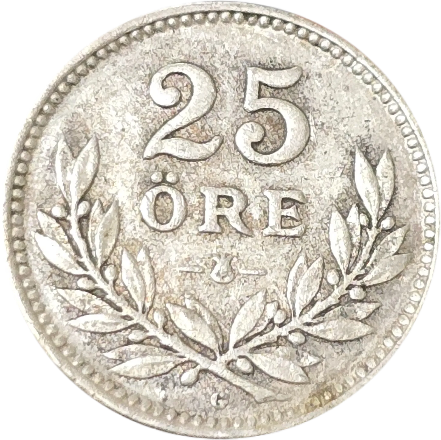 سکه سوئد 25 اوره سوئد نقره 1927